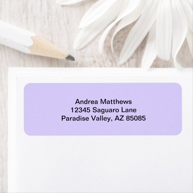 Lilac Solid Color (Insitu)