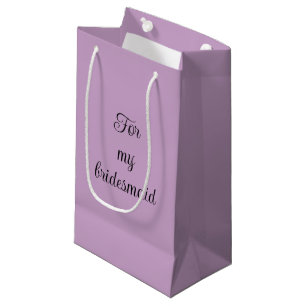 Lilac Solid Color Bridesmaid Kleine Geschenktüte