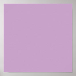 Lilac Solid Color Poster