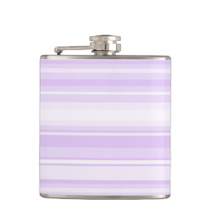 Lilac Streifen Flachmann