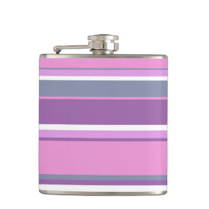 Lilac Streifen Flachmann