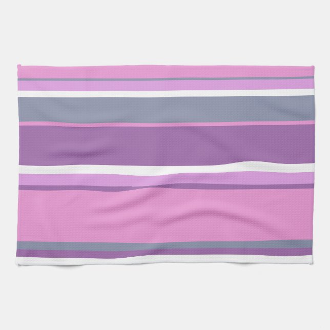 Lilac Streifen Geschirrtuch (Horizontal)