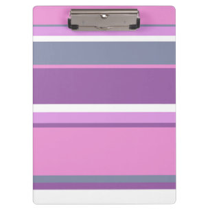 Lilac Streifen Klemmbrett