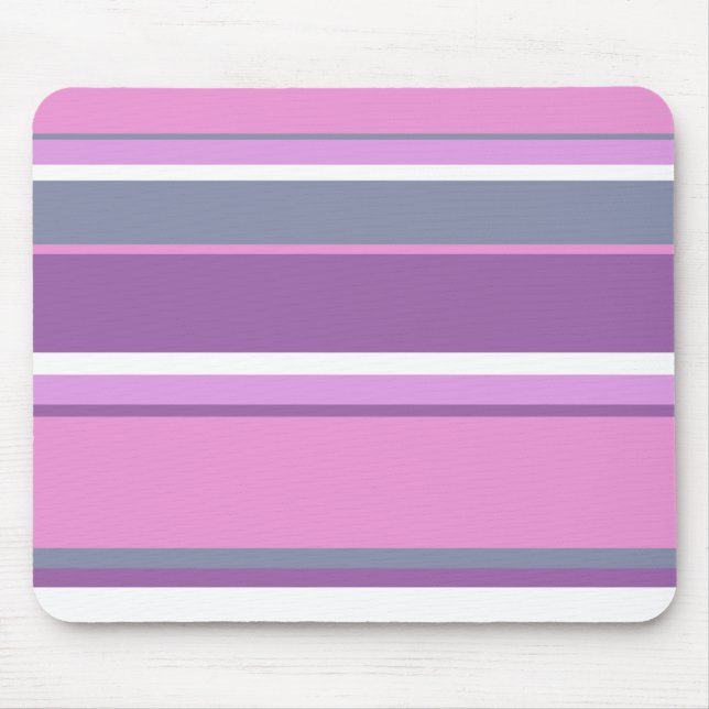 Lilac Streifen Mousepad (Vorne)