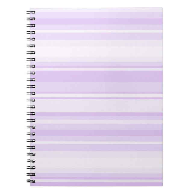 Lilac Streifen Notizblock (Vorderseite)