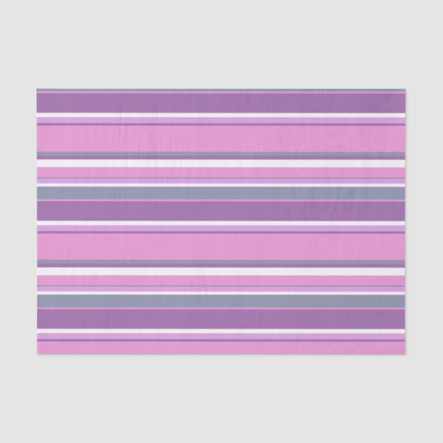 Lilac Streifen Seidenpapier (Vorderseite)