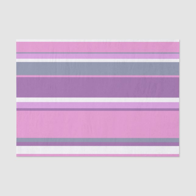 Lilac Streifen Seidenpapier (Vorderseite)