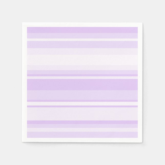 Lilac Streifen Serviette (Vorderseite)