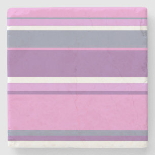 Lilac Streifen Steinuntersetzer