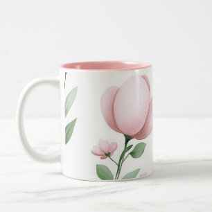 Lilac Striped Milk Jug Zweifarbige Tasse