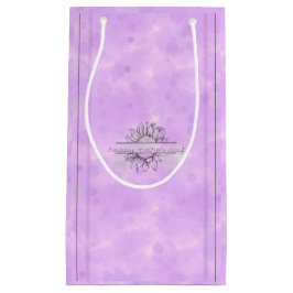 Lilac Sunflower Mother's Day Kleine Geschenktasche Kleine Geschenktüte