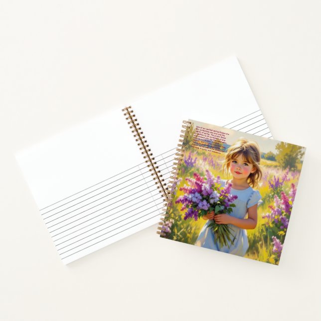 Lilac Symbolism Notizbuch (Innenseite)