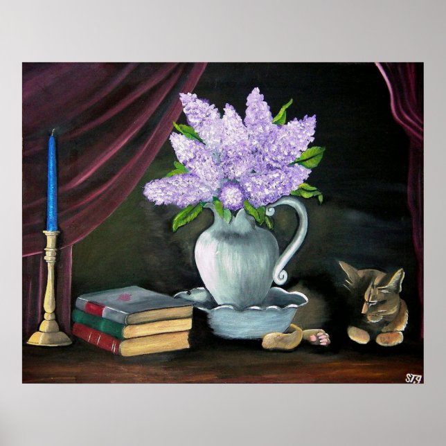 Lilac Tranquility Poster (Vorne)
