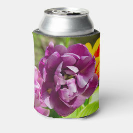 Lilac tulips an einem sonnigen Tag Dosenkühler