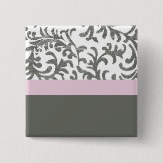 Lilac- und Graublumenmuster Button