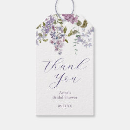 Lilac- und Lavender-Brautparty-Gift-Tags Geschenkanhänger