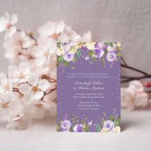 Lilac und Lavender Lila Passion Rose Hochzeit