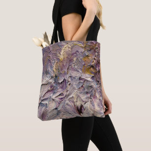 Lilac- und lila abstrakte Kunsttasche