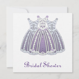 Lilac und Pink Bridal Dusche Einladung