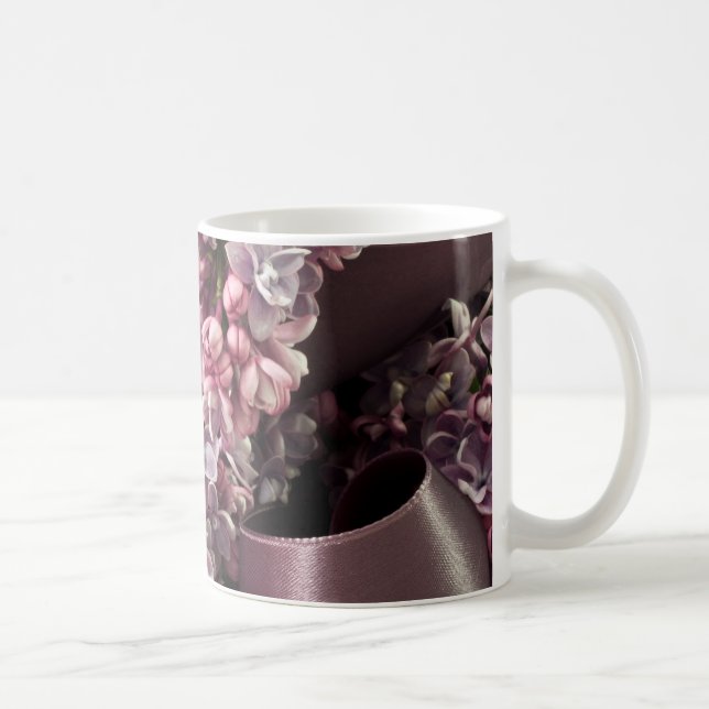 Lilac- und Ribbon-Tasse Kaffeetasse (Rechts)