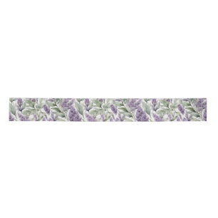 Lilac und Sage Blumendecoupage Satinband