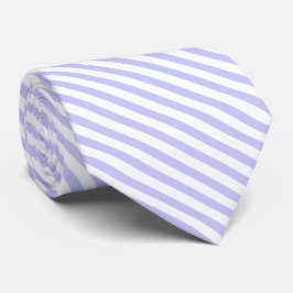 Lilac und White Diagonal Stripes Neck Tie Krawatte