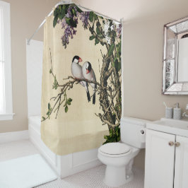 Lilac und White Syringa Kunst Duschvorhang