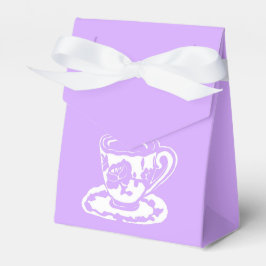 Lilac und White Teacup Tent Fevor Boxes Geschenkschachtel