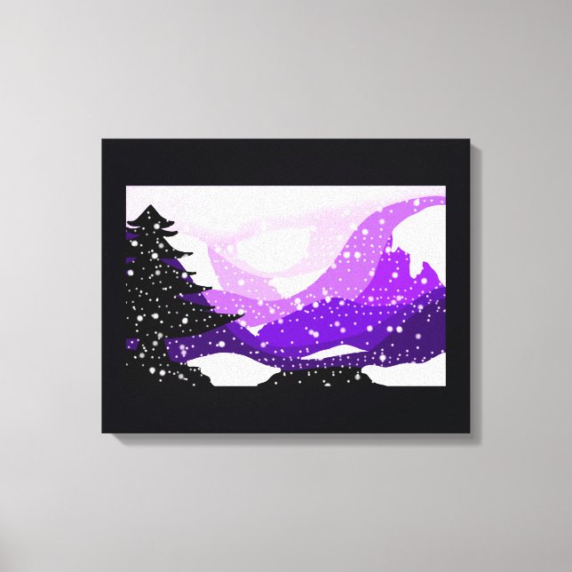 Lilac Valley Canvas Print Leinwanddruck (Vorderseite)