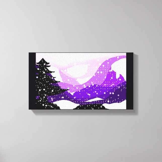 Lilac Valley Canvas Print Leinwanddruck (Vorderseite)