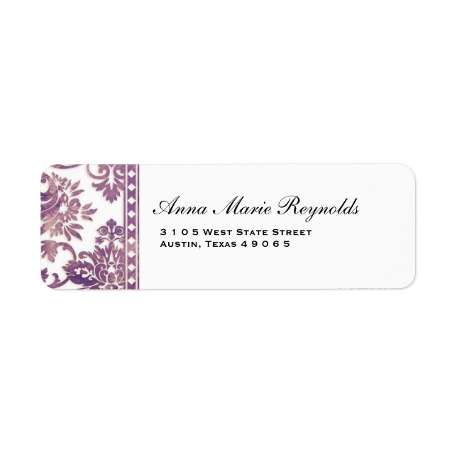 Lilac Vintag Damask Lace Extravagant (Vorne)