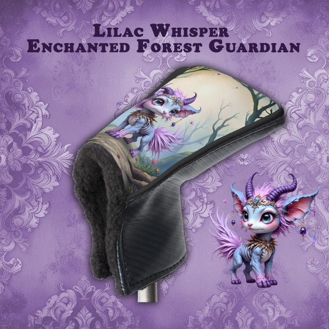 Lilac Whisper – Enchanted Forest Guardian.  Golf Headcover (Von Creator hochgeladen)