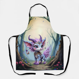 Lilac Whisper – Enchanted Forest Guardian.  Schürze