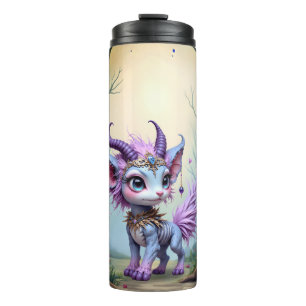 Lilac Whisper – Enchanted Forest Guardian. Thermosbecher
