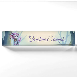 Lilac Whisper – Enchanteter Waldhüter. Namensplakette