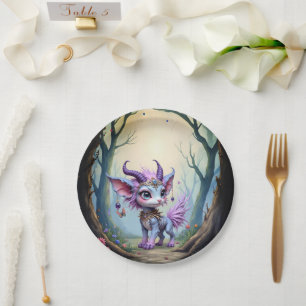 Lilac Whisper – Enchanteter Waldhüter.  Pappteller