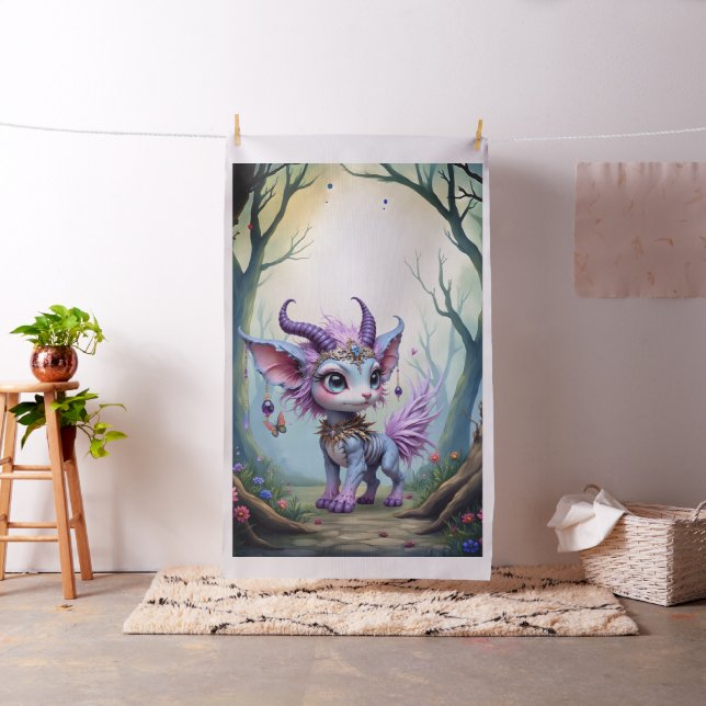 Lilac Whisper – Enchanteter Waldhüter.  Stoff (Beispiel)