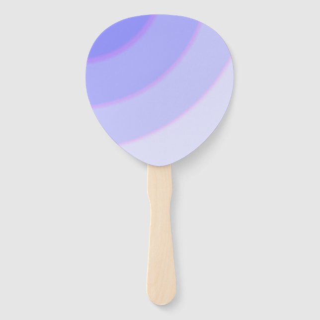 Lilac Wirbel Set of Fans Fächer (Vorderseite)