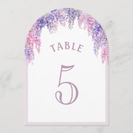 Lilac Wisteria Arch Erste Kommune Tischnummer