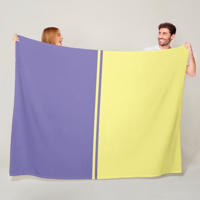 Lilac & Yellow Comfy Blanket Fleecedecke (Beispiel)