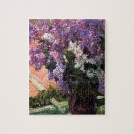 Lilacin in einem Fenster von Mary Cassatt Puzzle