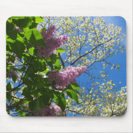 Lilacs and Cherry Blossoms - Martha's Vineyard Mousepad