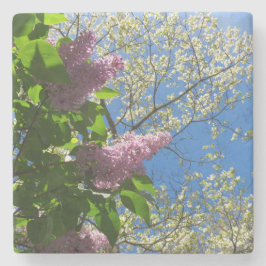 Lilacs and Cherry Blossoms - Martha's Vineyard Steinuntersetzer