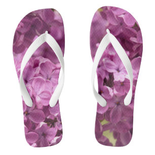Lilacs Blume Flip Flops