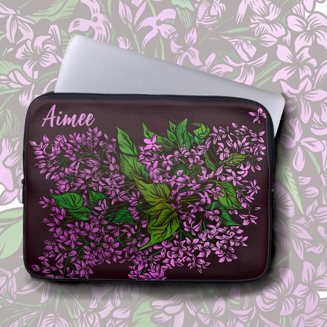 Lilacs Floral Laptopschutzhülle (Von Creator hochgeladen)