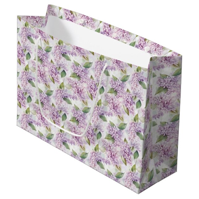 Lilacs Geschenktasche Große Geschenktüte (Vorderseite Schrägansicht)