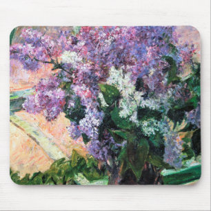 Lilacs in einem Fenster, Mary Cassatt Mousepad