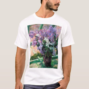 Lilacs in einem Fenster, Mary Cassatt T-Shirt