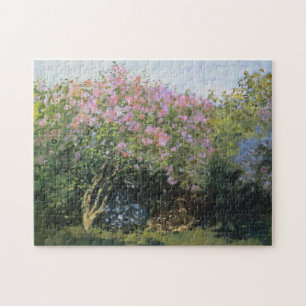 Lilacs in the Sun Monet Fine Art Puzzle