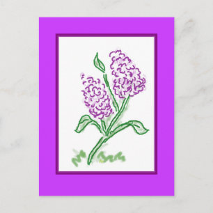 Lilacs Postkarte